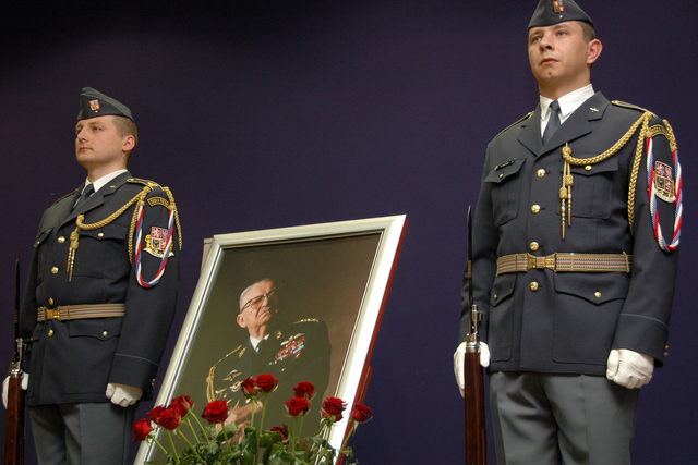 Ze vzpomínkové akce v Domě armády Praha