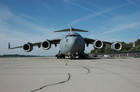Těžký čtyřmotorový strategický transportní letoun kanadské armády C-17 Globemaster III