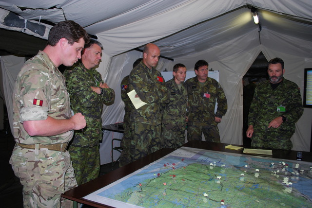 Vojáci monitorovali radiační, chemickou a biologickou situaci v operačním prostoru.