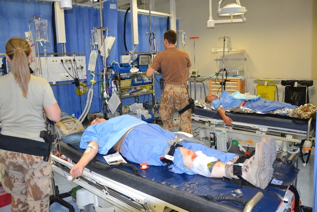 Akutní příjem zraněného po vyhlášení signálu MASCAL