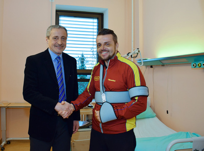 Ministr obrany se setkal s vojenským policistou Lukášem Kvapilem, účastníkem Rallye Dakar