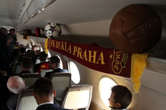 Z natáčení uvnitř An-24