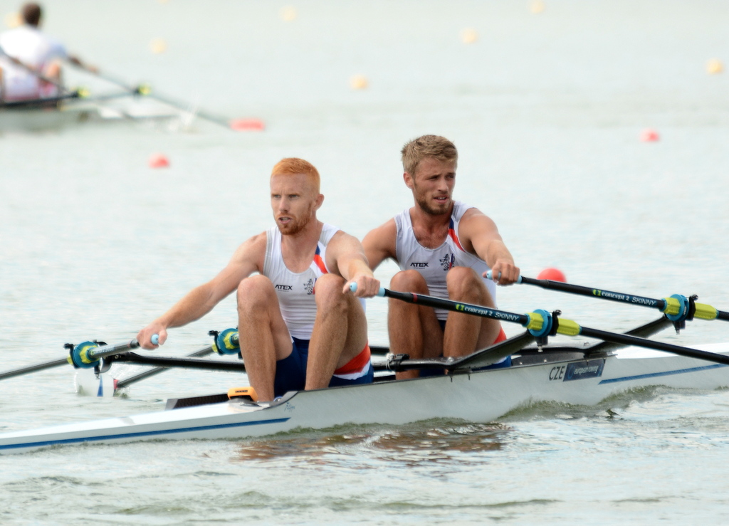 Dvojskif lehkých vah Miroslav Vraštil, Jiří Šimánek vyhrál finále B a skončil na 7. místě.