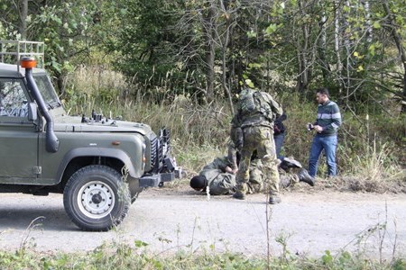 Cvičení 231. pěší roty aktivních záloh KVV Zlín je u konce