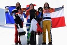 Ilustrační obrázek ke článkuSnowboardcrosařka Eva Samková získala na ZOH 2018 olympijský bronz s cenou zlata