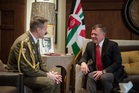 Osobní jednání jordánského krále Abdullaha II. bin al-Husajna s ředitelem Ředitelství speciálních sil plk. gšt. Karlem Řehkou