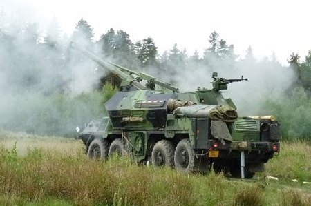 Konec května byl u dělostřelců ve znamení výcviku a ostrých střeleb