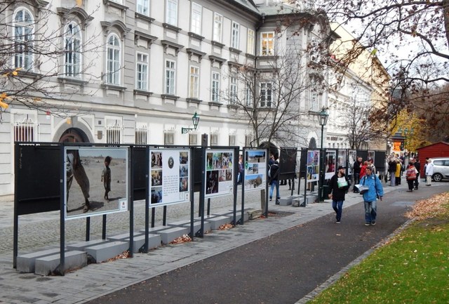 Výstava mapuje působení hnutí Na vlastních nohou - Stonožka během 25 let. (4)