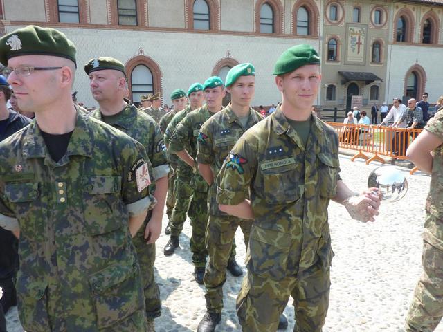 Účastníci závodu průzkumných hlídek