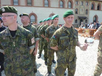 Účastníci závodu průzkumných hlídek
