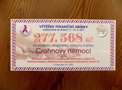 Sbírka vynesla přes čtvrt milionu korun