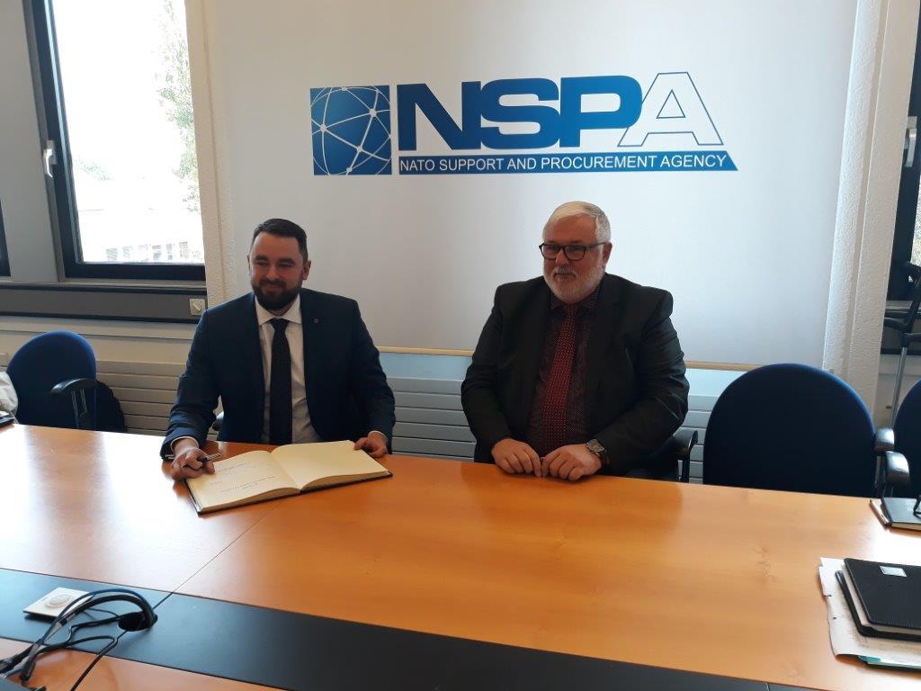 Náměstek Filip Říha navštívil alianční agenturu NSPA 