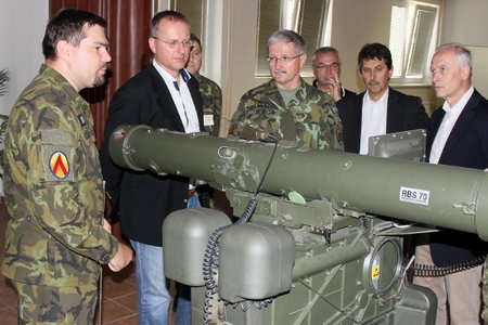 Náměstek Koštoval se zajímal o rozvoj vojska protivzdušné obrany