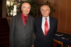 Setkání se zúčastnili generálporučík v. v. Karol Seneši a generálporučík v. v. Ladislav Tomeček (zleva)