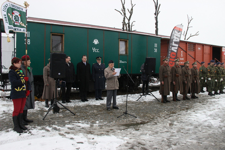 Legiovlak zahájil svou letošní jízdu v jihočeských Strakonicích