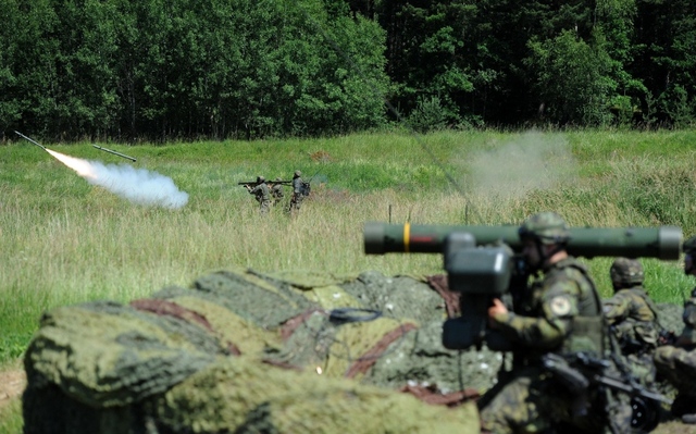 Salva z protiletadlových raketových kompletů IGLA