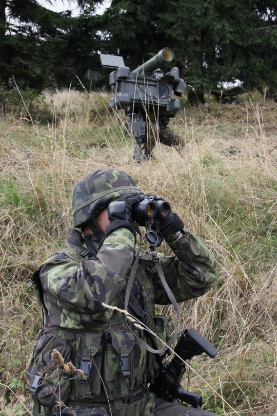 Činnost v palebném postavení. 