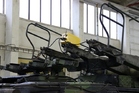 Emulátor raket 3M9 připojený k odpalovacímu zařízení 2P25
