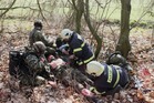 Zdravotnický výcvik absolvovali také vojenští hasiči 21. základny taktického letectva z Čáslavi