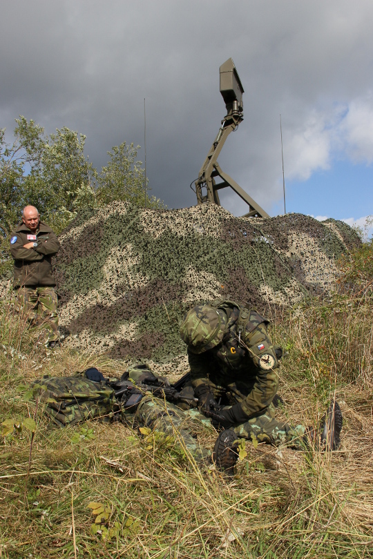 Na činnost vojáků dohlíželi hodnotitelé z velitelství Vzdušných sil NATO. 
