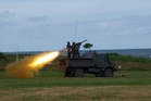 Střelby z protiletadlového raketového kompletu MISTRAL z výzbroje maďarských ozbrojených sil (2). 