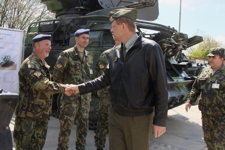 Náčelník Generálního štábu navštívil protiletadlovce ve Strakonicích