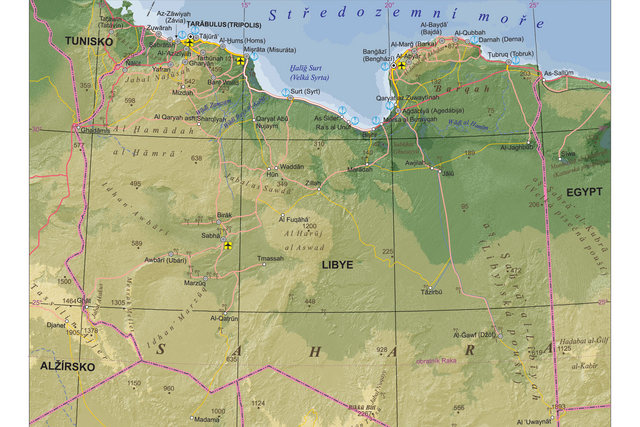 Fyzickogeografická mapa