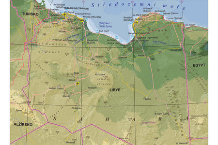 Fyzickogeografická mapa