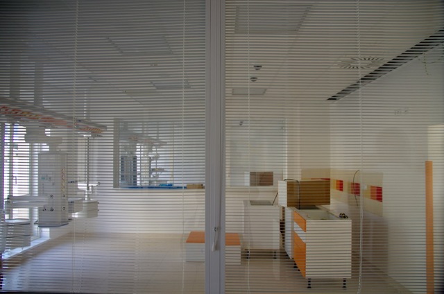 Pohled do vznikající jednotky následné péče dětského oddělení