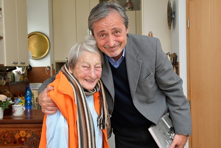 Danu Zátopkovou ani ve vysokém věku dobrá nálada neopouští