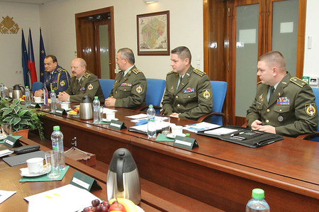 Z jednání na Generálním štábu AČR - slovenská delegace