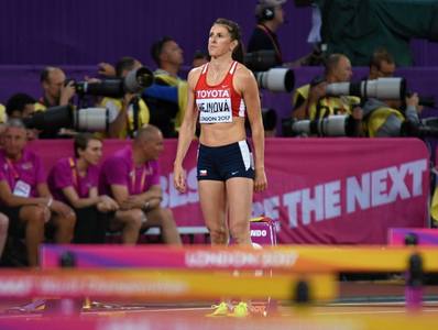 Překážkářka Zuzana Hejnová se soustředí před startem