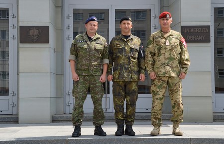Hlavní funkcionáři vojenské policie Maďarka, Slovenska a České republiky