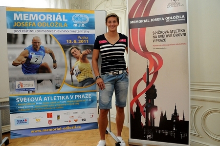 Hlavní tvář mítinku MJO 2011 Barbora Špotáková