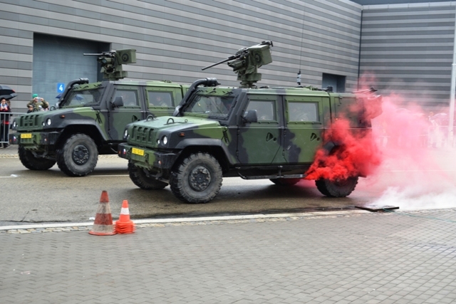 IDET 2013_Riders_ukázka postupu při najetí vozidla na IED