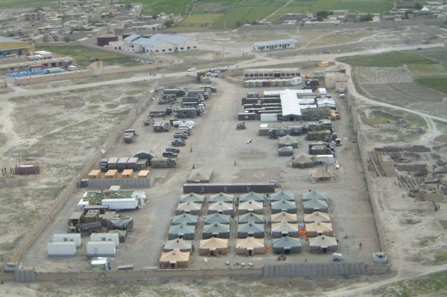 Ilustrační fotografie polní nemocnice v Afghanistánu