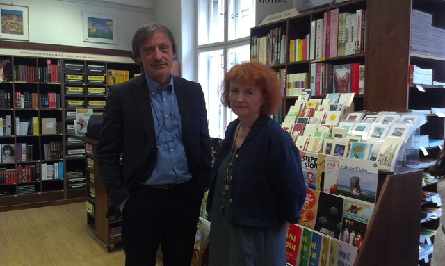 Martin Stropnický s autorkou