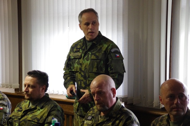 Zástupce ředitele dobrušského úřadu Radek Wildmann při prezentaci