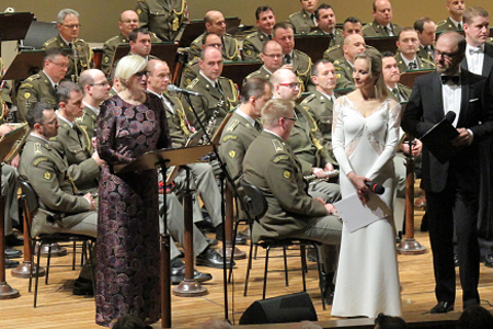 Koncert v Rudolfinu patřil nejen letošním významným výročím republiky, ale i armády