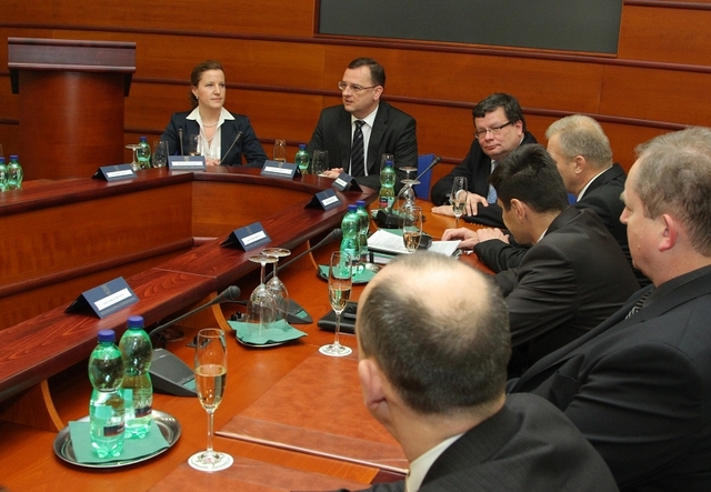 Setkání s hlavními funkcionáři Ministerstva obrany ČR