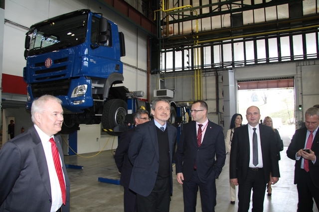 Ve výrobních halách kopřivnického podniku