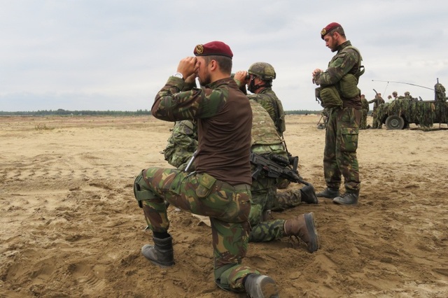 pozorování dopadů min