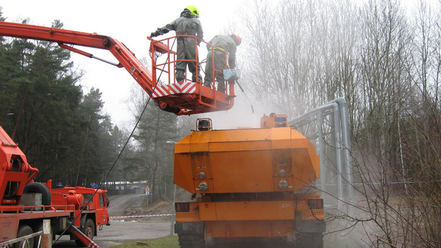 Dekontaminace techniky