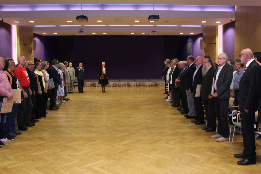 Ceremoniál k třetímu odboji se konal ve Vojenském klubu Praha