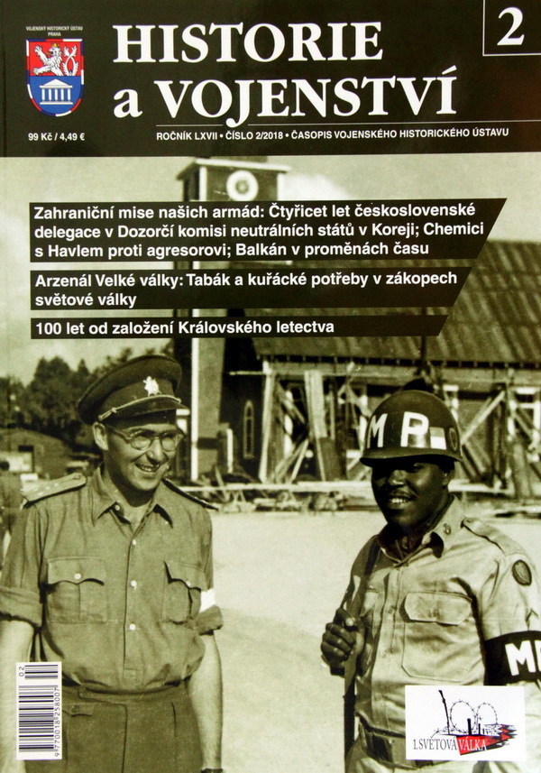 Druhé číslo čtvrtletníku Historie a vojenství