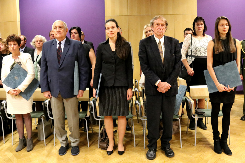 Účastníci třetího odboje s pamětním dekretem