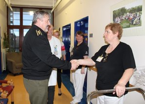 Generál Opata poděkoval personálu za jejich péči a starostlivost