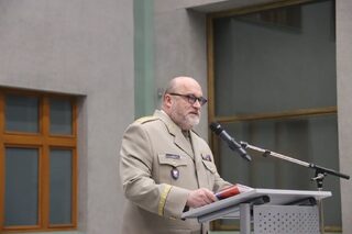 Ředitel VHÚ Praha brigádní generál Aleš Knížek