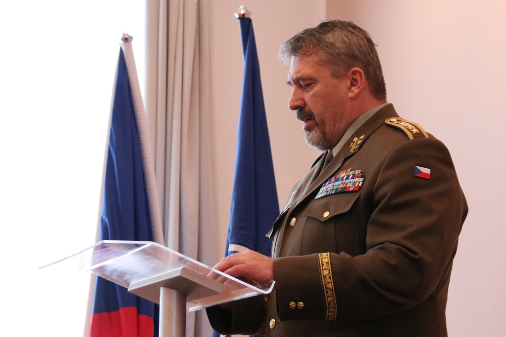K tématu 20 let České republiky v NATO hovořil i náčelník Generálního štábu AČR armádní generál Aleš Opata