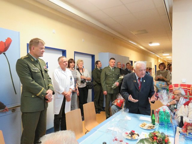 Brigádní generál Miloslav Masopust se za všechny veterány rozloučil a poděkoval za milé setkání.